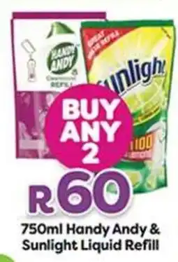 Mambo's Plastics Warehouse Handy Andy & Sunlight Liquid Refill offer