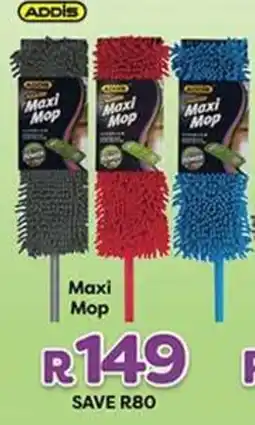 Mambo's Plastics Warehouse Addis Maxi Mop Assorted offer