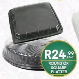 Take 'n Pay Round or Square Platter offer