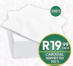 Take 'n Pay CAROUSAL SERVIETTES offer