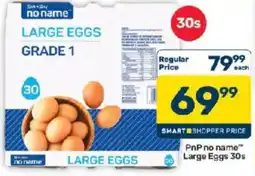 Pick n Pay no name Large Eggs offer