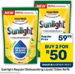 Pick n Pay Sunlight Regular Dishwashing Liquid Refill offer