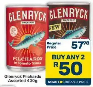 Pick n Pay Glenryck Pilchards Assorted offer