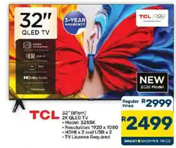 Pick n Pay TCL 32" QLED TV offer
