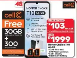 Pick n Pay Honor Choice T10 64GB offer