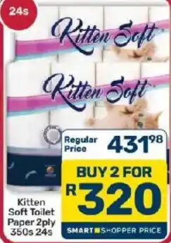 Pick n Pay Kitten Soft Toilet Paper offer