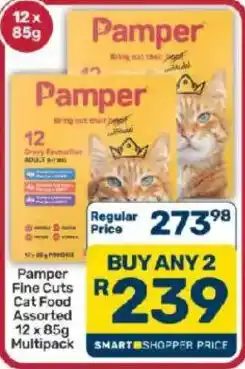 Pick n Pay Pamper Fine Cuts Cat Food Assorted offer