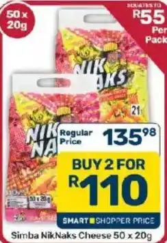 Pick n Pay Simba NikNaks Cheese offer