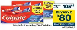 Pick n Pay Colgate Toothpaste Reg 100ml Twin Pack offer