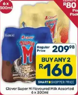 Pick n Pay Clover Super M Flavoured Milk Assorted offer