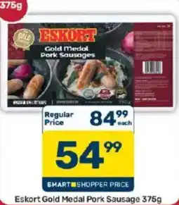 Pick n Pay Eskort Gold Medal Pork Sausages offer