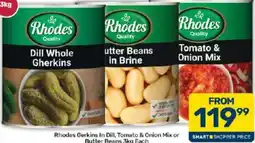 Pick n Pay Rhodes Dill Whole Gherkins offer