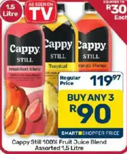 Pick n Pay Cappy Still 100% Fruit Juice Blend Assorted offer
