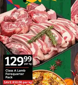 Oxford Freshmarket Class A Lamb Forequarter Pack offer