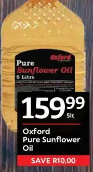 Oxford Freshmarket Oxford Pure Sunflower Oil offer