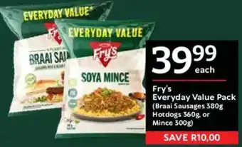 Oxford Freshmarket Fry's Everyday Value Pack offer