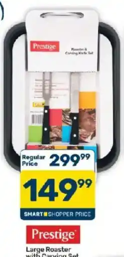 Pick n Pay Prestige Large Roaster with Carving Set offer