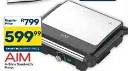 Pick n Pay AIM 4-Slice Sandwich Press offer