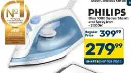 Pick n Pay PHILIPS Blue 1000 Series Steam and Spray Iron offer