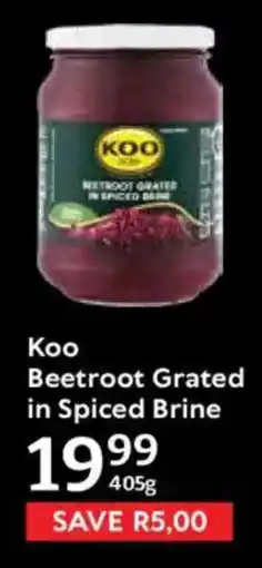 Oxford Freshmarket Koo Beetroot Grated in Spiced Brine offer