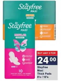 President Hyper Stayfree Maxi Thick Pads offer