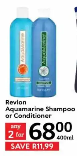 Oxford Freshmarket Revlon Aquamarine Shampoo or Conditioner offer