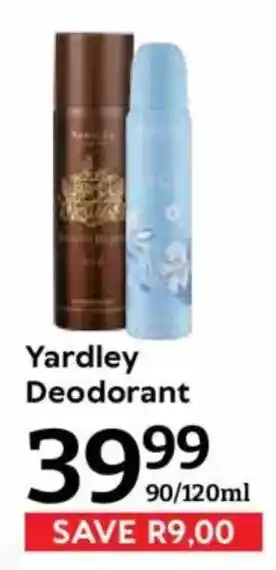 Oxford Freshmarket Yardley Deodorant offer
