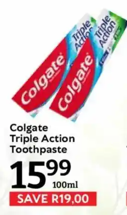 Oxford Freshmarket Colgate Triple Action Toothpaste offer