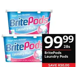 Oxford Freshmarket BritePods Laundry Pods offer