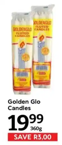 Oxford Freshmarket Golden Glo Fluted Candles offer