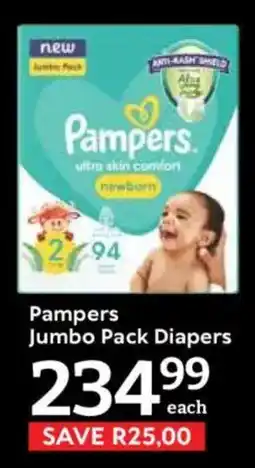 Oxford Freshmarket Pampers Jumbo Pack Diapers offer