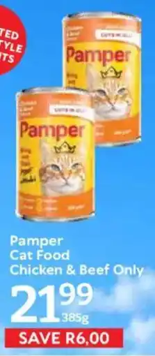 Oxford Freshmarket Pamper Cat Food Chicken & Beef Only offer