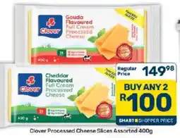 Pick n Pay Clover Processed Cheese Slices Assorted offer