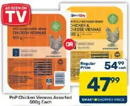 Pick n Pay PnP Chicken Viennas Assorted offer