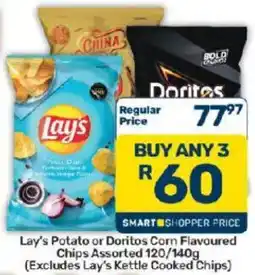 Pick n Pay Lay's or Doritos Corn Flavoured Chips Assorted offer