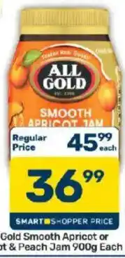 Pick n Pay All Gold Smooth Apricot Jam offer