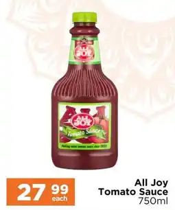 Check Star All Joy Tomato Sauce offer