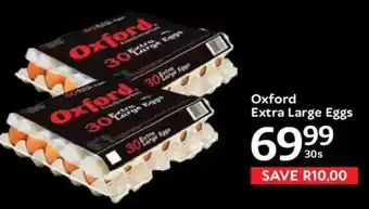 Oxford Freshmarket Oxford Extra Large Eggs offer
