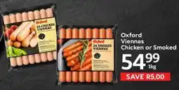 Oxford Freshmarket Oxford Viennas Chicken or Smoked offer