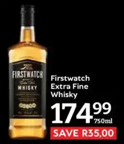 Oxford Freshmarket Firstwatch Extra Fine Whisky offer