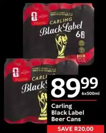 Oxford Freshmarket Carling Black Label Beer Cans offer
