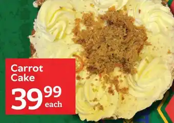 Oxford Freshmarket Carrot Cake offer