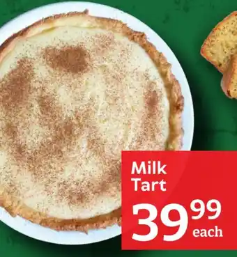Oxford Freshmarket Milk Tart offer