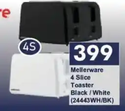 President Hyper Mellerware 4 Slice Toaster offer