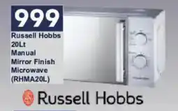 President Hyper Russell Hobbs 20Lt Manual Mirror Finish Microwave (RHMA20L) offer