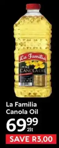 Oxford Freshmarket La Familia Canola Oil offer