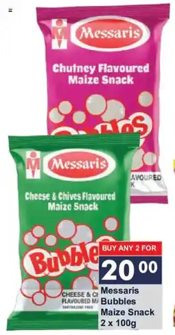 President Hyper Messaris Bubbles Maize Snack offer