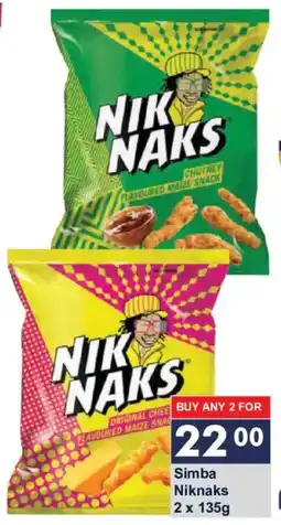 President Hyper Simba Niknaks offer