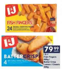 President Hyper I&J Fish Fingers/ Batter Crisp Lemon/Classic offer