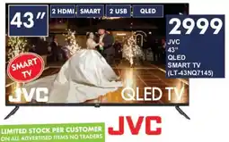 President Hyper JVC QLED TV offer
